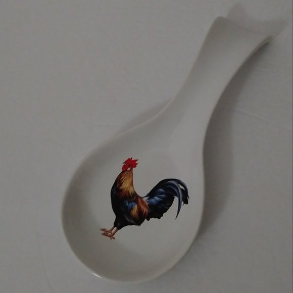 MAISON Su Casa Gourmet Rooster Spoon Rest/Spoon Holder - Picture 5 of 11